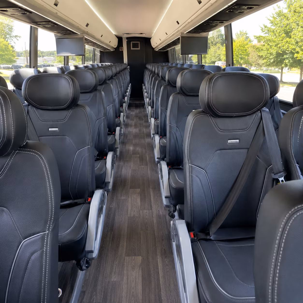 40-56 Passenger Charter Bus Inside