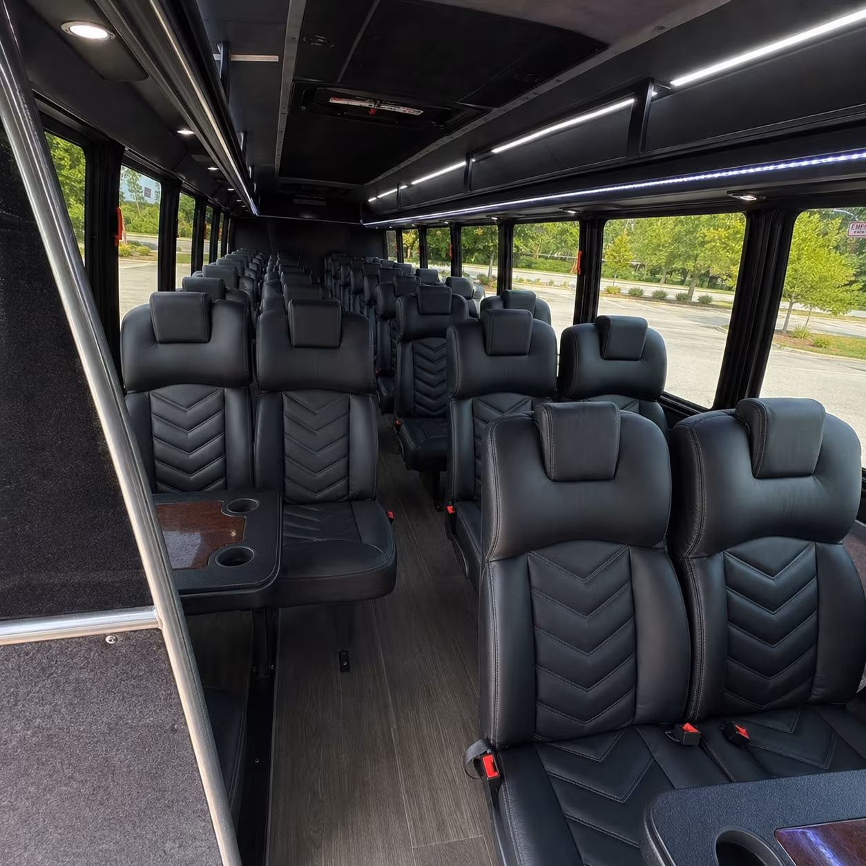 15-35 Passenger Minibus Inside