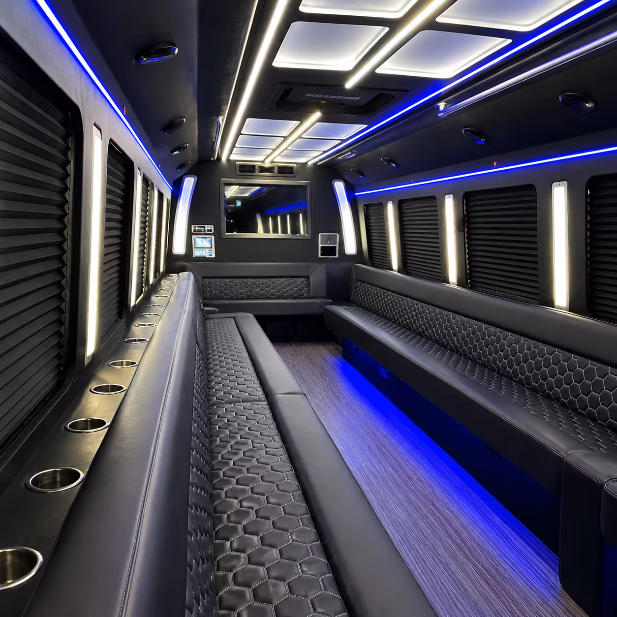 Minneapolis Private Event Transportation party bus exterior