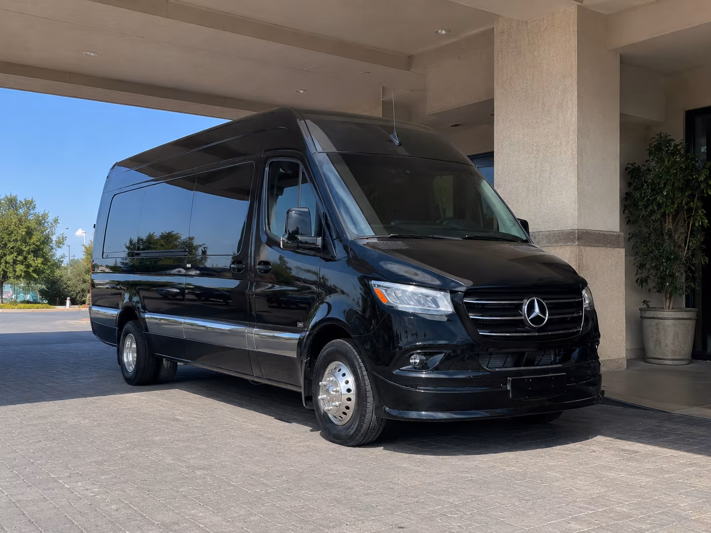 Minneapolis School Event Transportation party bus exterior