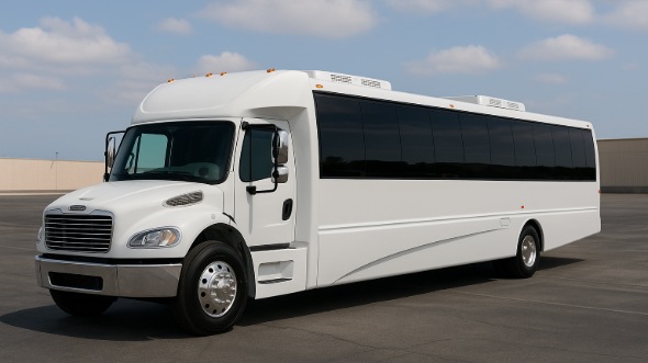 Exterior of Charter Bus Company Eagan's 30 Passenger Party Bus in Eagan