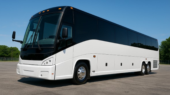 Exterior of Charter Bus Company Minnetonka's 50 Passenger Party Bus in Minnetonka