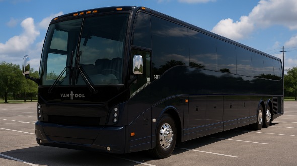 Exterior of Charter Bus Company Minneapolis's 56 Passenger Charter Bus in Minneapolis